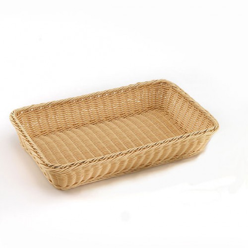Bread Basket Polyrattan Gn 1/1 10cmH  Natural