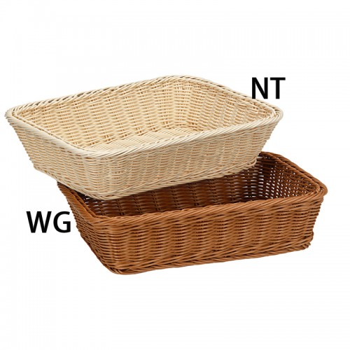 bread basket gn 1/2 polyrattan 6.5cm natural
