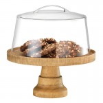 cake stand birch Wood φ 25cm 12cm height Natural